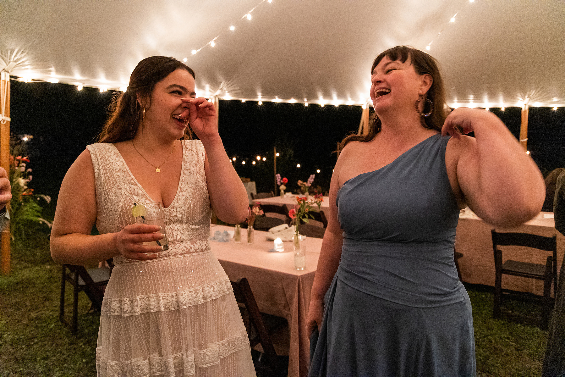 Backyard wedding in New Paltz, NY. Wedding photojournalism. Corey Torpie Photography. 