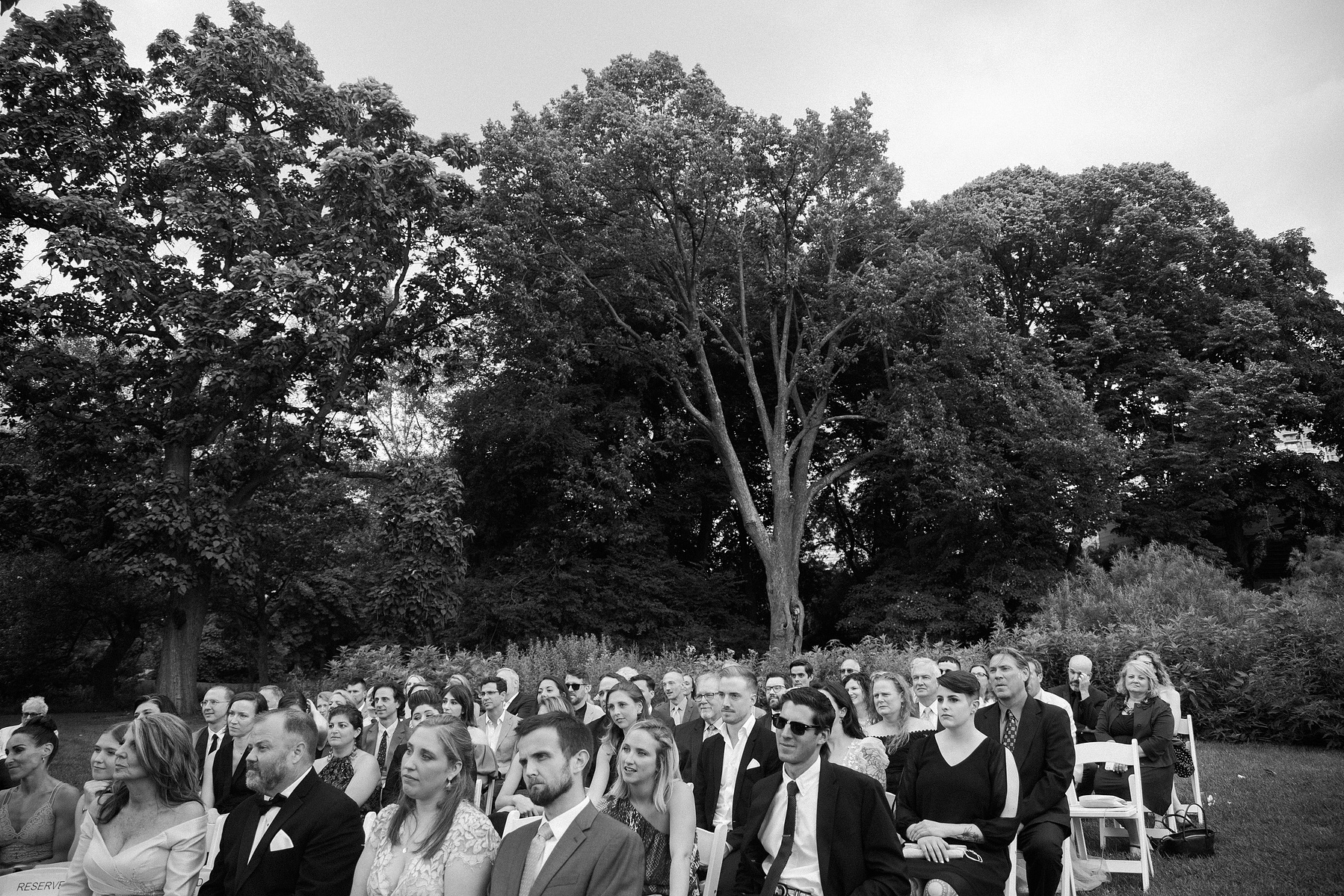 Brooklyn botanical gardens summer wedding ceremony. Corey Torpie Wedding Photojournalism.
