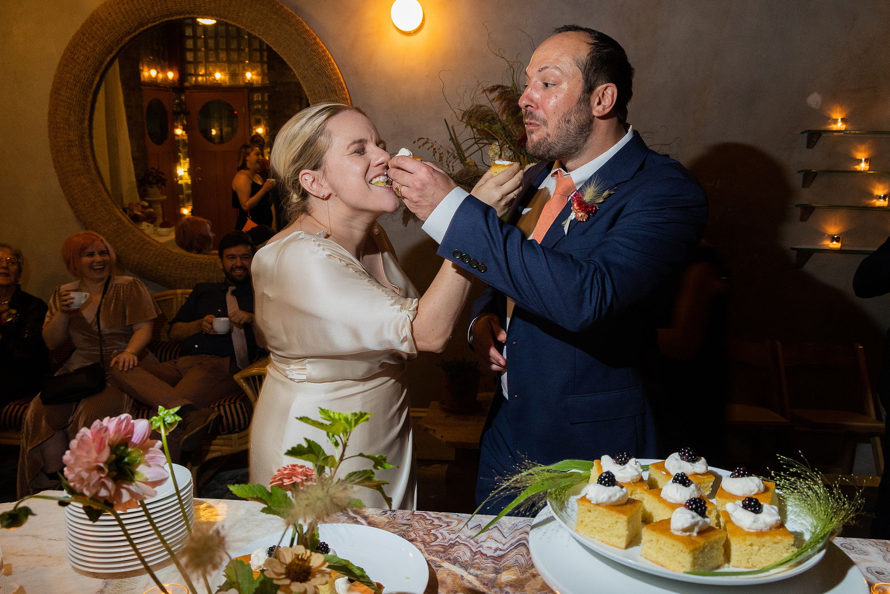 Wedding Photojournalism. Late Summer Wedding at The Castle in Redhook Brooklyn