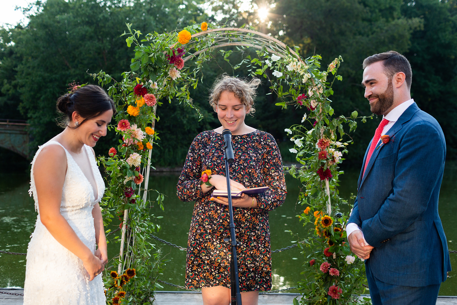 Corey Torpie Prospect Park Boathouse Summer Wedding Wedding Photojournalism