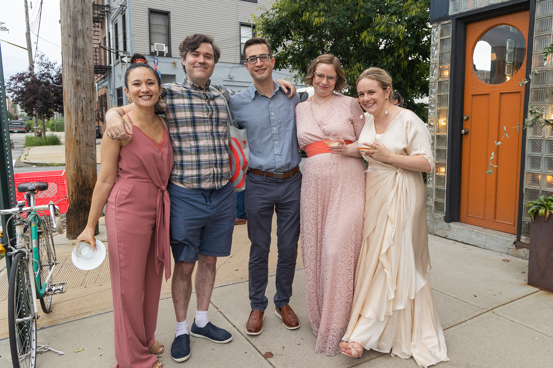Wedding Photojournalism. Late Summer Wedding at The Castle in Redhook Brooklyn
