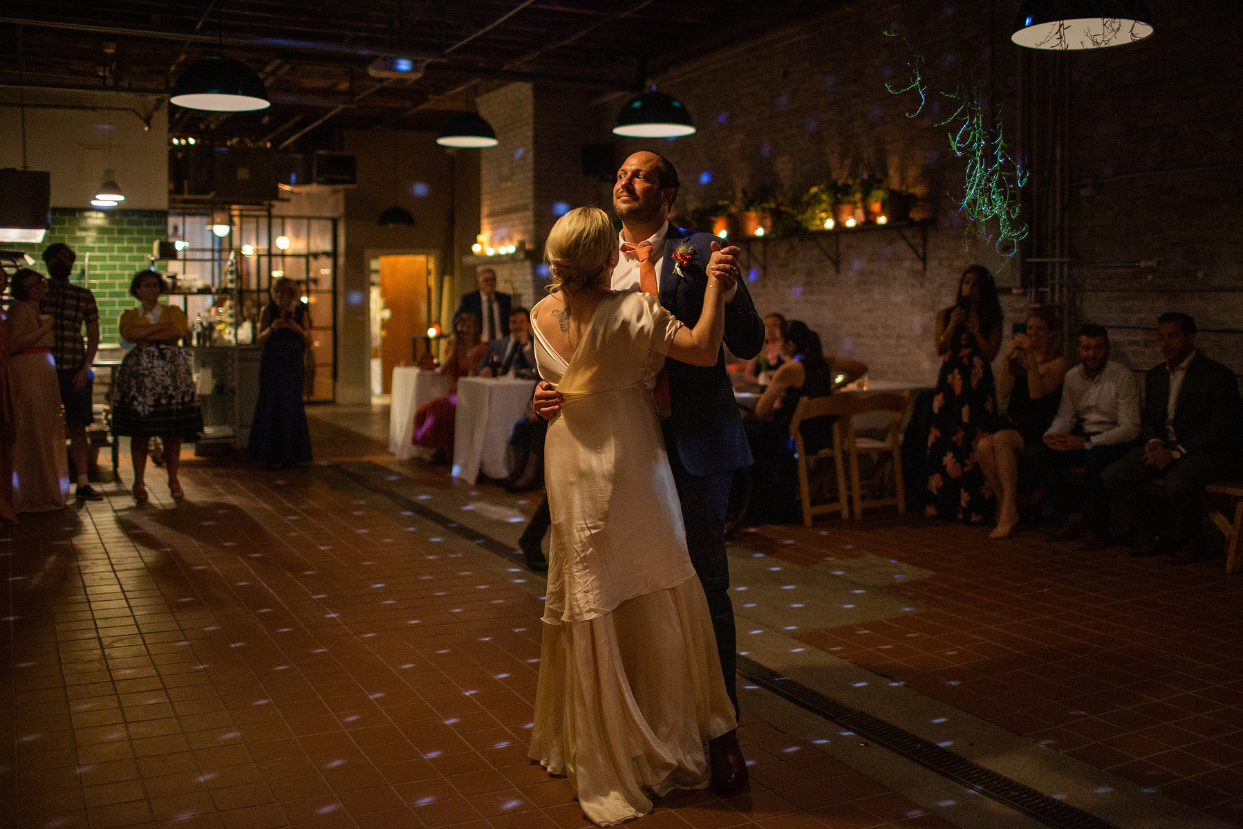 Wedding Photojournalism. Late Summer Wedding at The Castle in Redhook Brooklyn