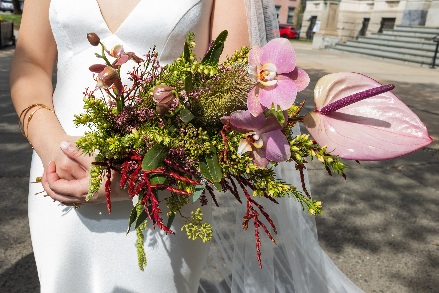 Wedding photojournalism Jersey City Civil Ceremony Jing Fong Reception