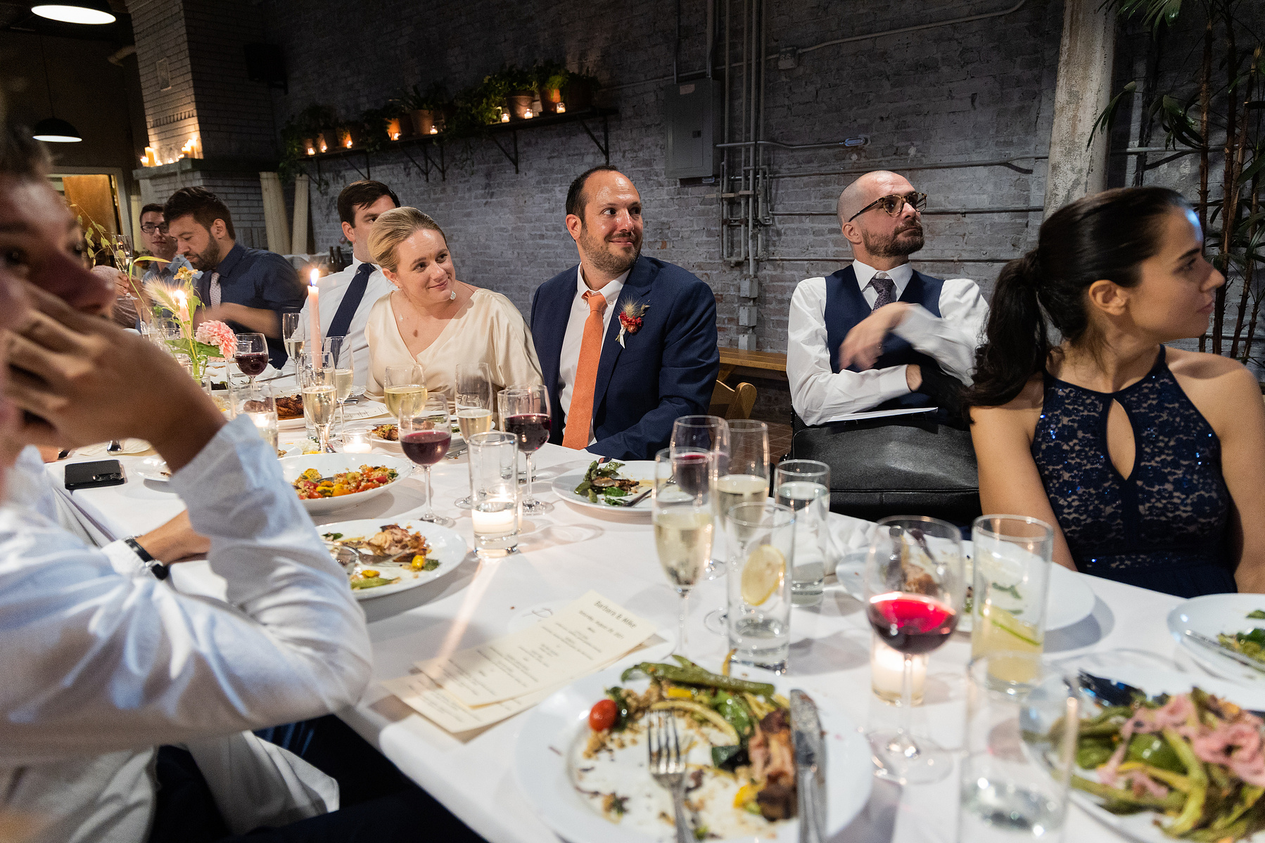 Wedding Photojournalism. Late Summer Wedding at The Castle in Redhook Brooklyn
