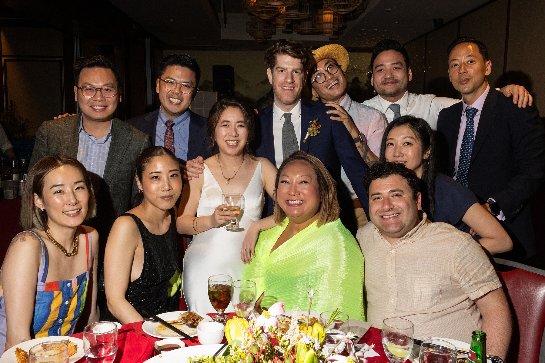 Wedding photojournalism Jersey City Civil Ceremony Jing Fong Reception