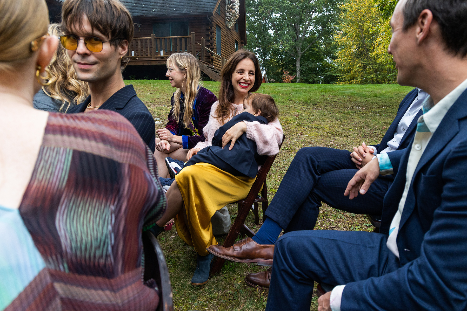 Backyard wedding in New Paltz, NY. Wedding photojournalism. Corey Torpie Photography. 