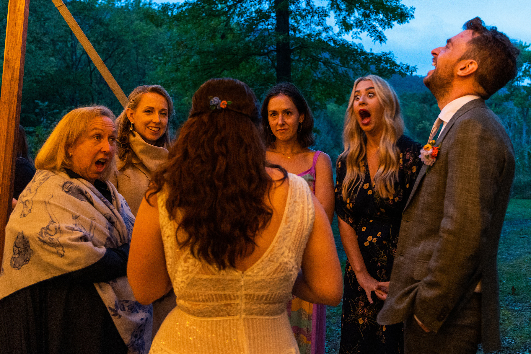 Backyard wedding in New Paltz, NY. Wedding photojournalism. Corey Torpie Photography. 
