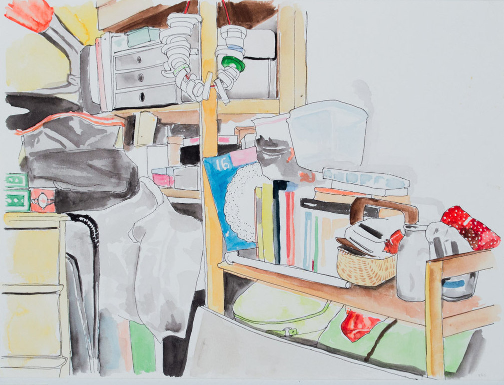 Valentina Gallup Salerni
Kitchen Mess
ink and watercolor on paper
