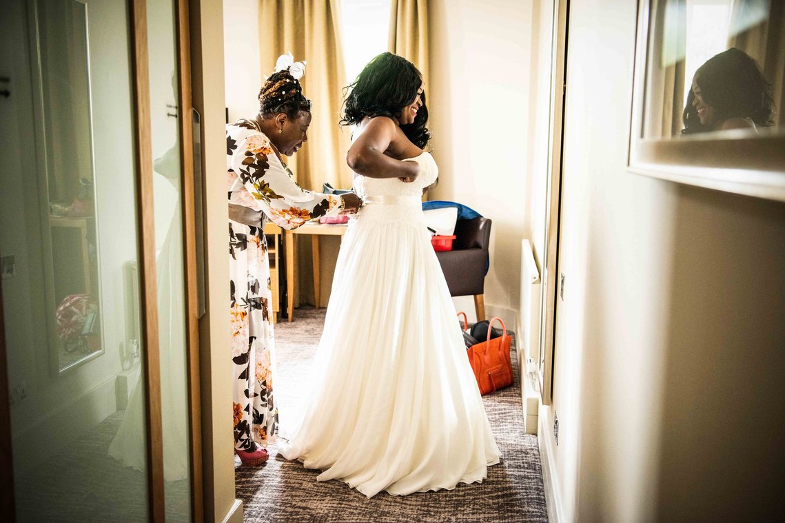 bride getting ready Surrey wedding photography Zoe mills photography Surrey wedding photographer natural relaxed emotive