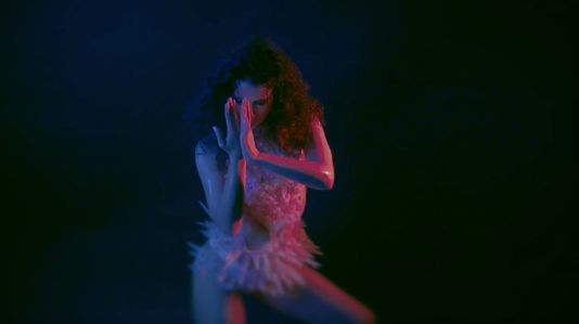 ALEXIS WALSH, ALEXIS WALSH NYC, Spire Dress, The Spire Dress, 3D printed fashion, 3D printing, fashion, design, additive manufacturing, Nire, Nini Rey, Nani Castle, music video, Hopscotch, 3d printed dress, 3d print, plastic, nylon, Shapeways, handcraft