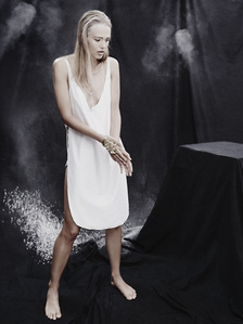 ALEXIS WALSH, ALEXIS WALSH NYC, fashion, design, fashion design, 3D printing, 3d print, Shapeways, SPIRE DRESS, LYSIS COLLECTION, NYC, New York City, additive manufacturing, wearable tech, handcraft, handsewn, handmade, mesh, sheer, leather, harness