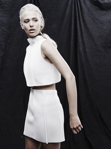 ALEXIS WALSH, ALEXIS WALSH NYC, fashion, design, fashion design, 3D printing, 3d print, Shapeways, SPIRE DRESS, LYSIS COLLECTION, NYC, New York City, additive manufacturing, wearable tech, handcraft, handsewn, handmade, mesh, sheer, leather, harness