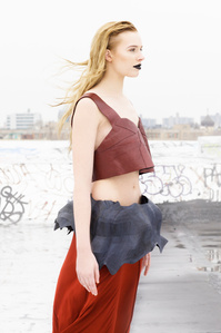 ALEXIS WALSH, 3D printing, 3D printed fashion, 3D Printshow, Shapeways, 3D print, LYSIS COLLECTION, fashion design, fashion, design, 3D printed design, 3D print fashion, handcraft, handsewn, handdyed, nylon, wsf shapeways
