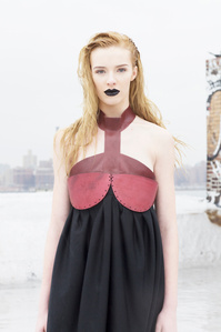 ALEXIS WALSH, 3D printing, 3D printed fashion, 3D Printshow, Shapeways, 3D print, LYSIS COLLECTION, fashion design, fashion, design, 3D printed design, 3D print fashion, handcraft, handsewn, handdyed, nylon, wsf shapeways