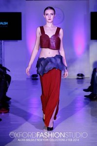 ALEXIS WALSH, ALEXIS WALSH NYC, New York City, NYC, 3D printing, 3D printed fashion, SPIRE DRESS, LYSIS COLLECTION, NYFW, New York Fashion Week, Oxford Fashion Studio, OFS, OFS16, handcraft, handsewn, 3D print fashion, additive manufacturing, Shapeways