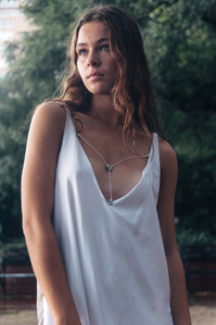 ALEXIS WALSH, ALEXIS WALSH NYC, ALEXIS WALSH FASHION, ALEXIS WALSH DESIGN, FASHION, DESIGN, SPRING/SUMMER 2015 COLLECTION, S/S 2015, VOLATILE, HANDSEWN, MESH, LEATHER, RE:QUEST MODELS, DONAVON SMALLWOOD, HANDMADE, HANDCRAFT, MINIMAL, DELICATE, CONTRAST