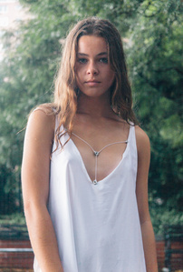 ALEXIS WALSH, ALEXIS WALSH NYC, ALEXIS WALSH FASHION, ALEXIS WALSH DESIGN, FASHION, DESIGN, SPRING/SUMMER 2015 COLLECTION, S/S 2015, VOLATILE, HANDSEWN, MESH, LEATHER, RE:QUEST MODELS, DONAVON SMALLWOOD, HANDMADE, HANDCRAFT, MINIMAL, DELICATE, CONTRAST