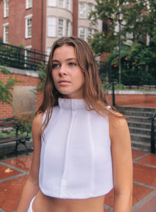 ALEXIS WALSH, ALEXIS WALSH NYC, ALEXIS WALSH FASHION, ALEXIS WALSH DESIGN, FASHION, DESIGN, SPRING/SUMMER 2015 COLLECTION, S/S 2015, VOLATILE, HANDSEWN, MESH, LEATHER, RE:QUEST MODELS, DONAVON SMALLWOOD, HANDMADE, HANDCRAFT, MINIMAL, DELICATE, CONTRAST