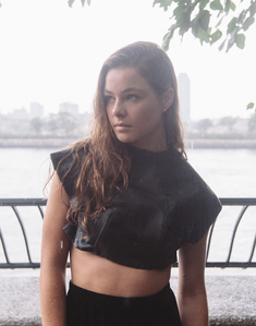 ALEXIS WALSH, ALEXIS WALSH NYC, ALEXIS WALSH FASHION, ALEXIS WALSH DESIGN, FASHION, DESIGN, SPRING/SUMMER 2015 COLLECTION, S/S 2015, VOLATILE, HANDSEWN, MESH, LEATHER, RE:QUEST MODELS, DONAVON SMALLWOOD, HANDMADE, HANDCRAFT, MINIMAL, DELICATE, CONTRAST