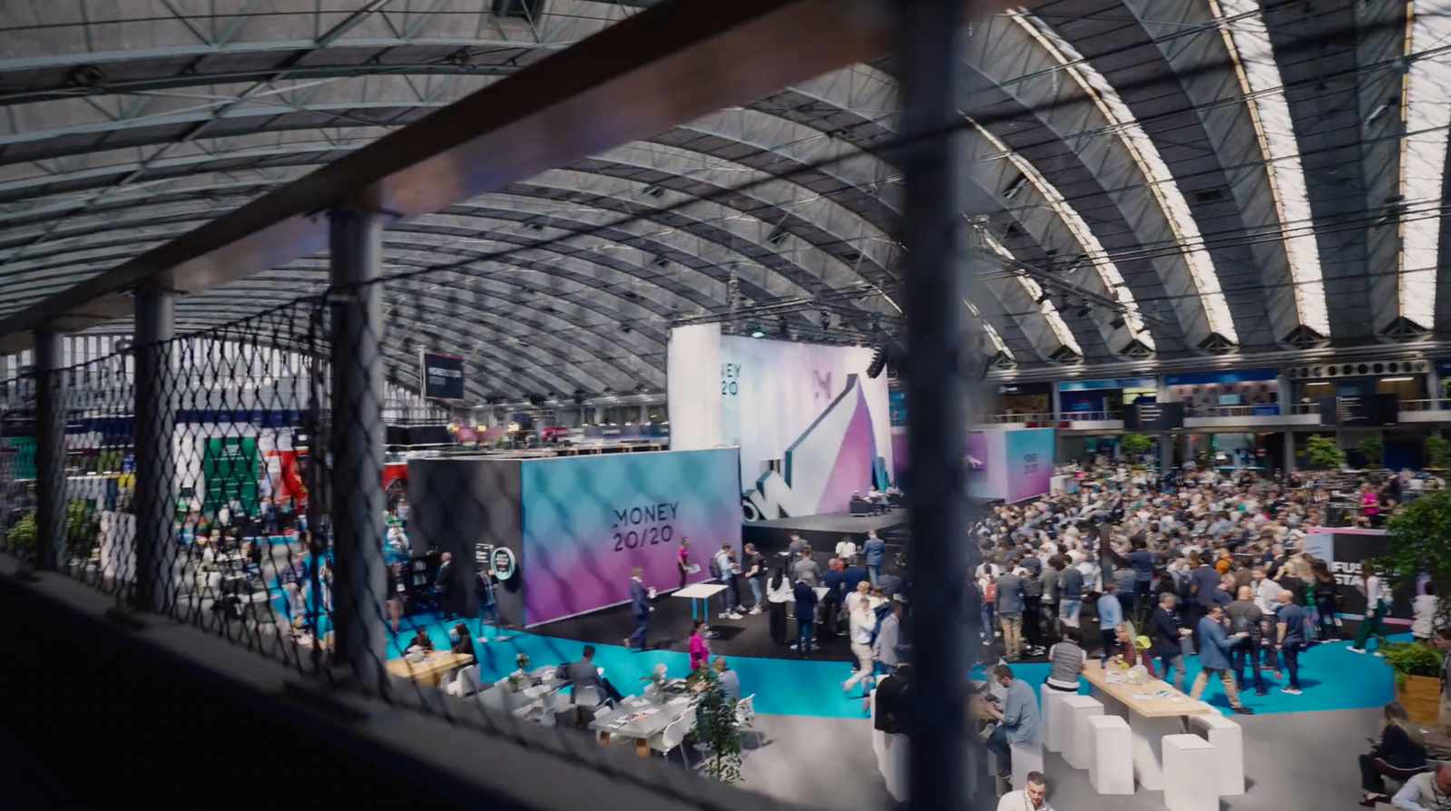 RAI Europhal from balcony during Money20/20.