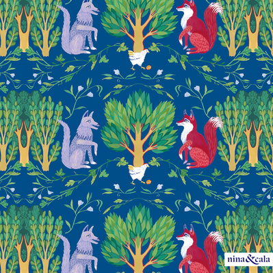 "Bosque de los Grimm" pattern design by nina&cala.
ninaycala Lucía Gianello