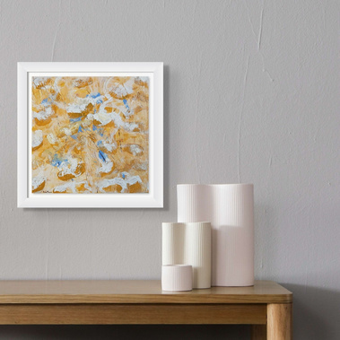 Anda Marcu
First Snow. Snow over Leaves.
Original abstract art