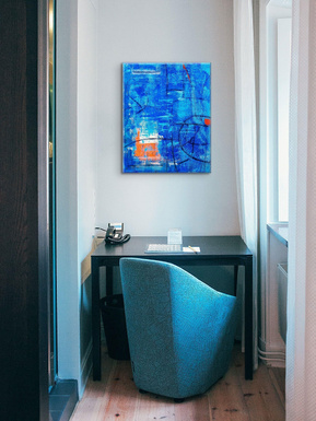 Anda Marcu
Original painting in a room
That Evening by the Ocean