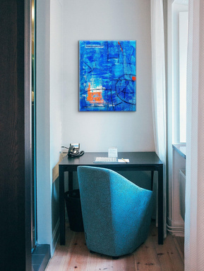 Anda Marcu
Original painting in a room
That Evening by the Ocean