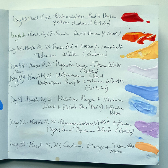 Anda Marcu
I Am Walking You a Painting
Color List - Page 6
