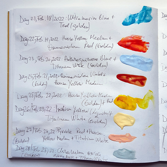 Anda Marcu
I Am Walking You a Painting
Color List - Page 3