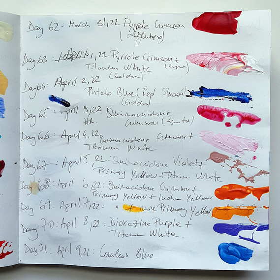 Anda Marcu
I Am Walking You a Painting
Color List - Page 8