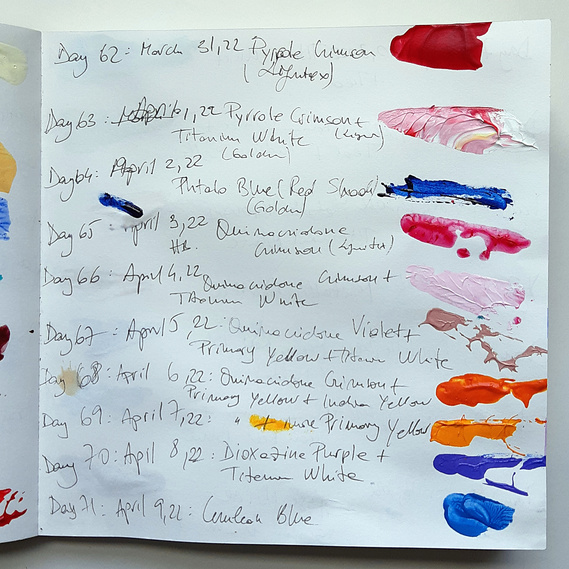 Anda Marcu
I Am Walking You a Painting
Color List - Page 8