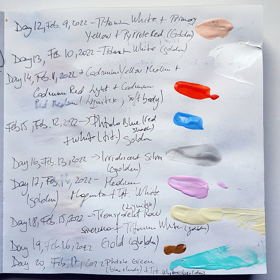 Anda Marcu
I Am Walking You a Painting
Color List - Page 2