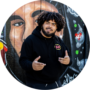 Model Robert M poses for Realest Exposure on 24th Street and Balmy. 
Mission District, San Francisco, CA. 
Looking for creative branding agencies in San Francisco? Book Realest Exposure