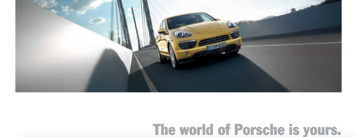 Porsche - Brochure Copy