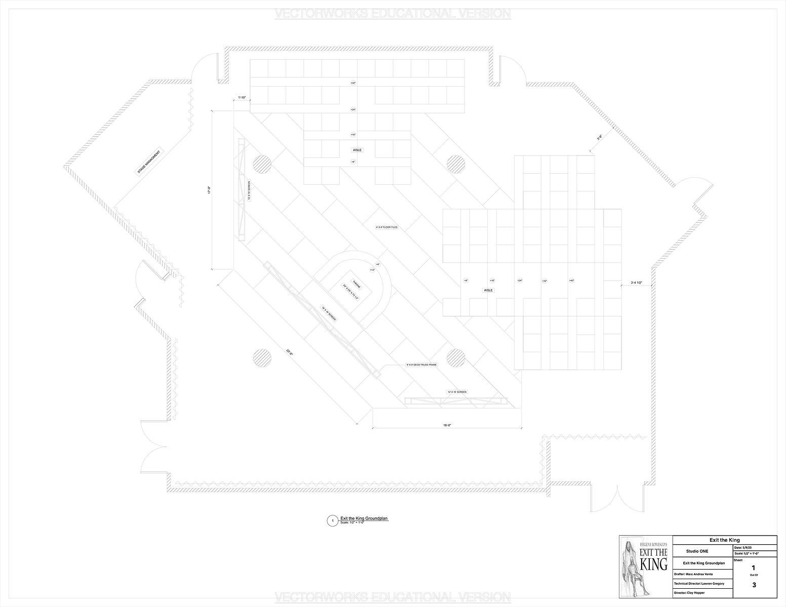 Exit the King groundplan plate 1