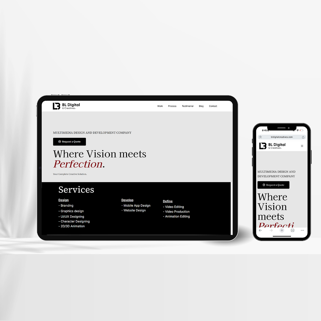UI/UX Design Showcase by BL Digital and Creatives Team