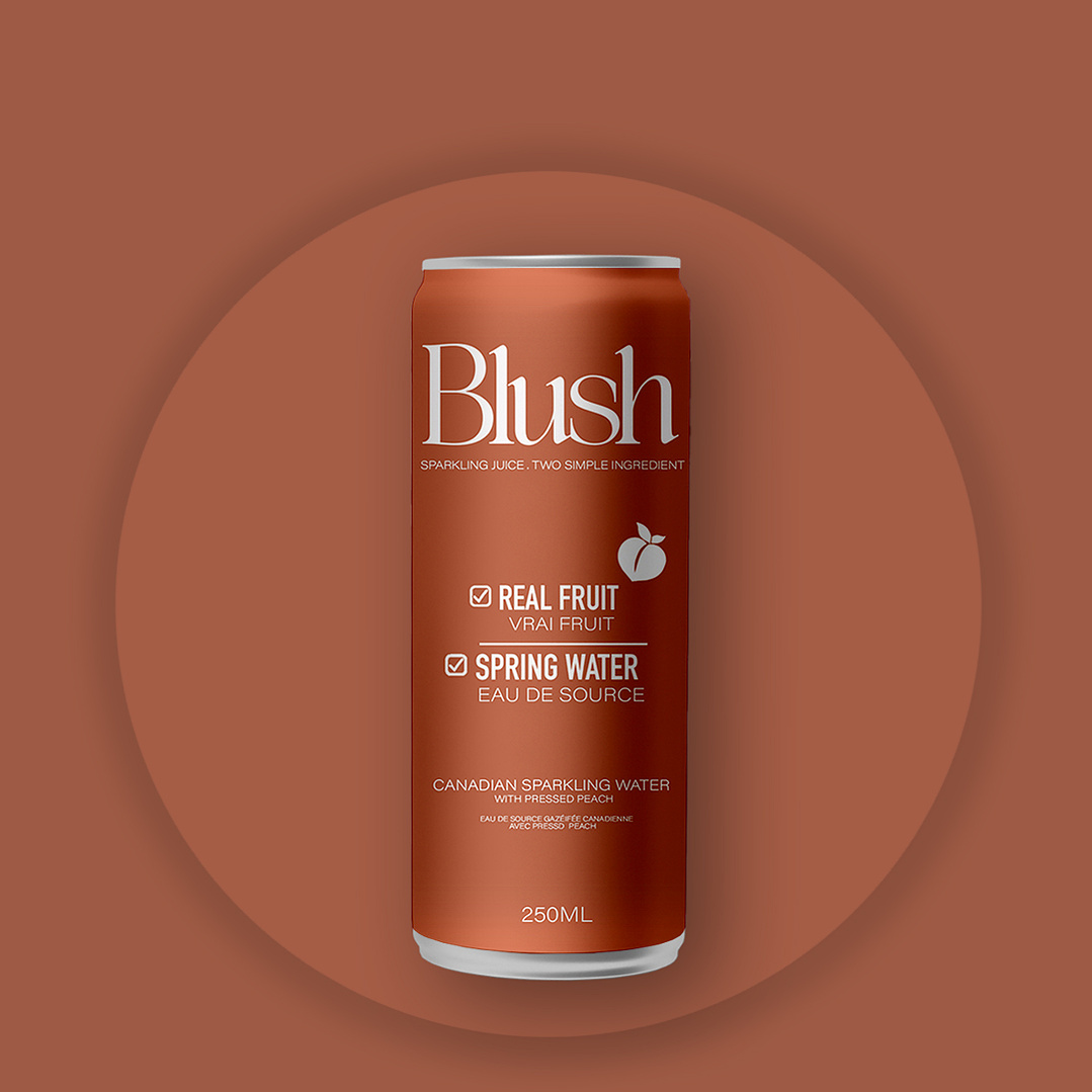 Blush Cherry Flavour Drink Mockup