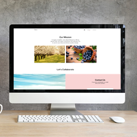 Blush - WebsiteDesign and landing page.