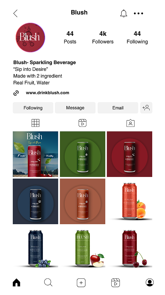 Blush - Social Presence Mockup