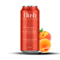 Blush Cherry Flavour Drink Mockup
