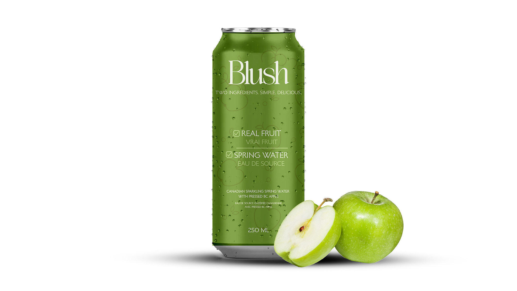 Blush Apple Flavour Drink Mockup