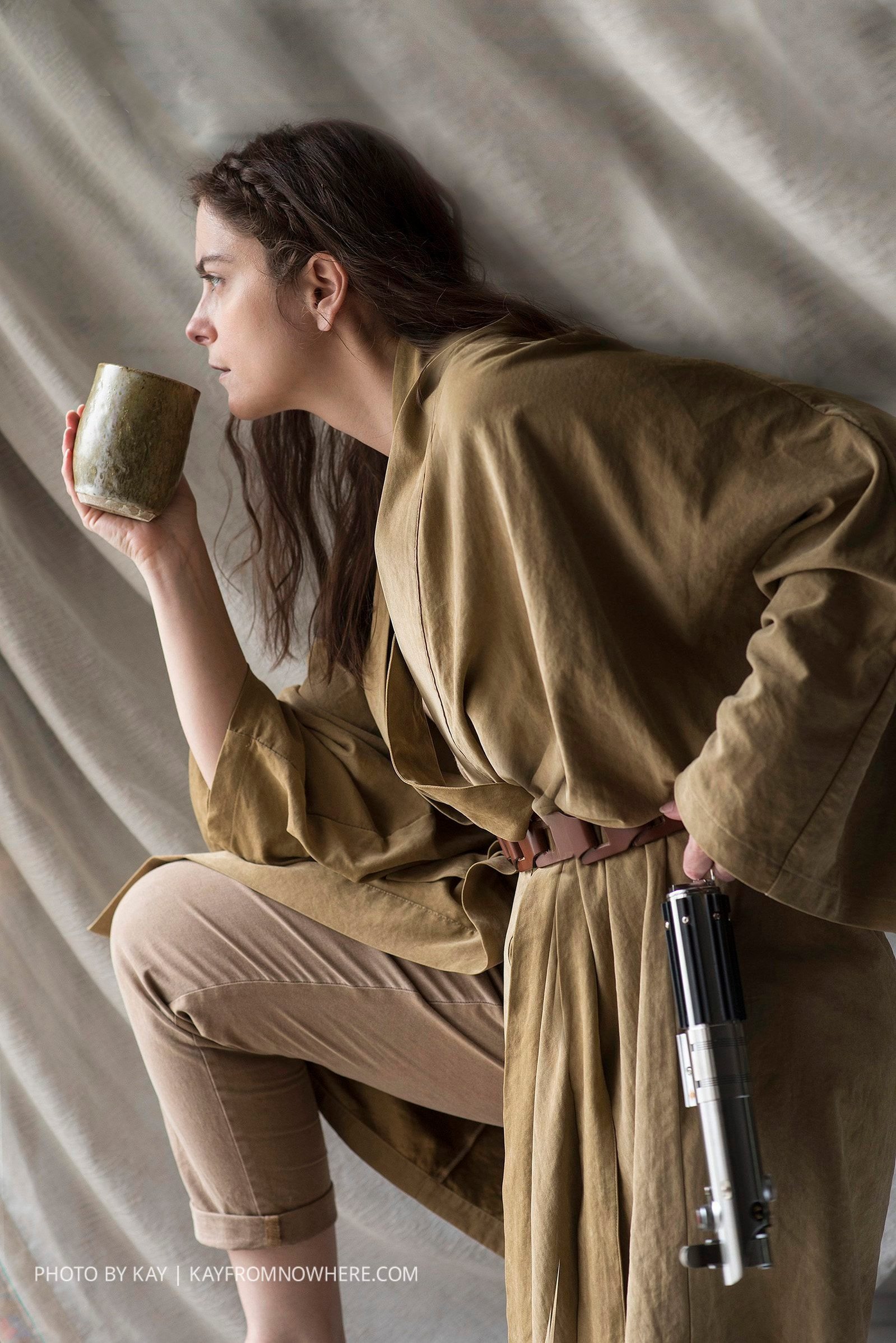 a quiet Jedi-inspired photo session