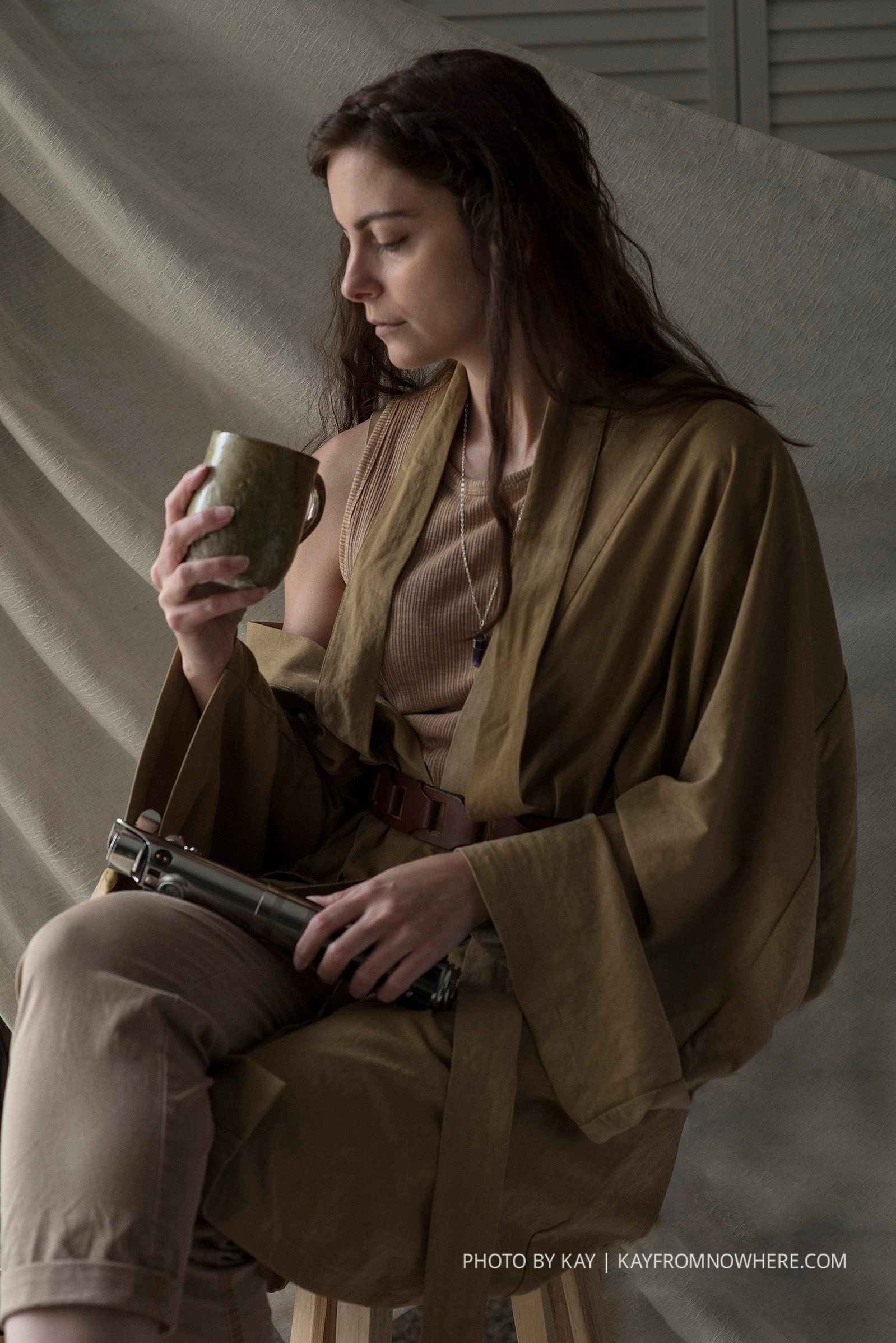 Quiet morning Jedi-styled photo session