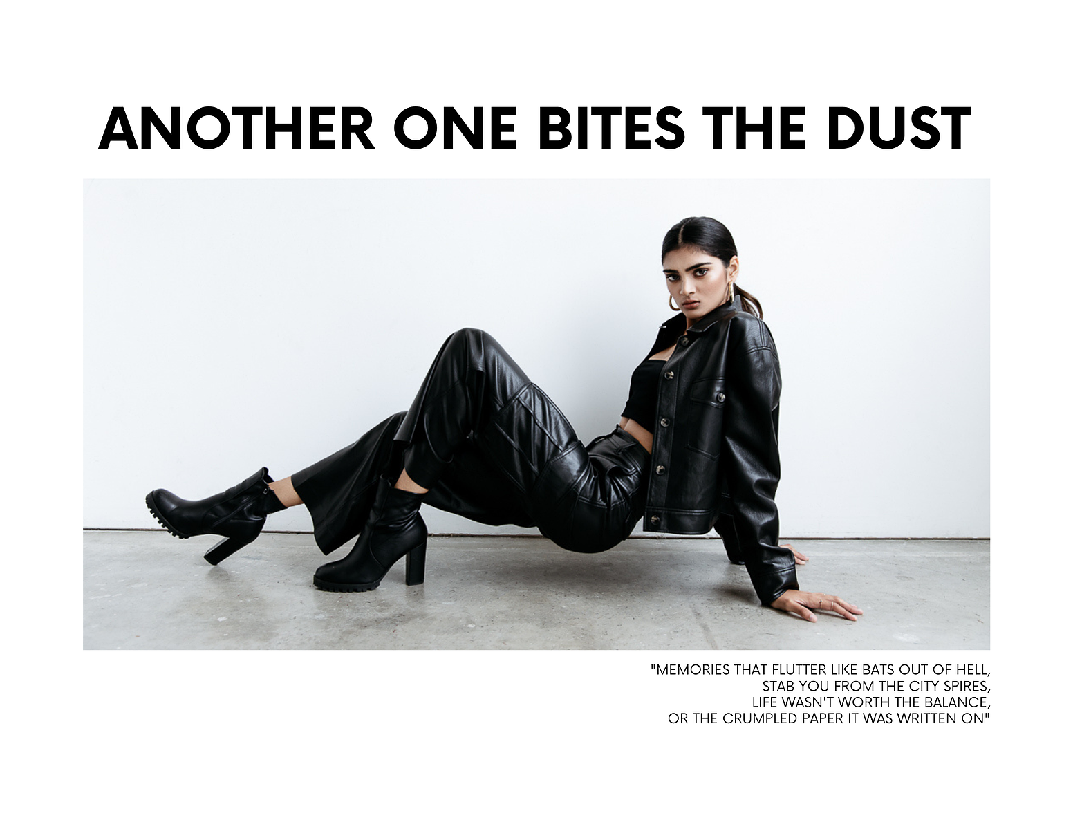 Black clothes, full leather outfit, fall fashion, rag & bone, fashionography, leather jacket. Photoshoot, model test, vegan leather, edgy girl aesthetic, studio shoot, model test shoot, rock n roll aesthetic, all saints, 90’s, vintage black leather, motor