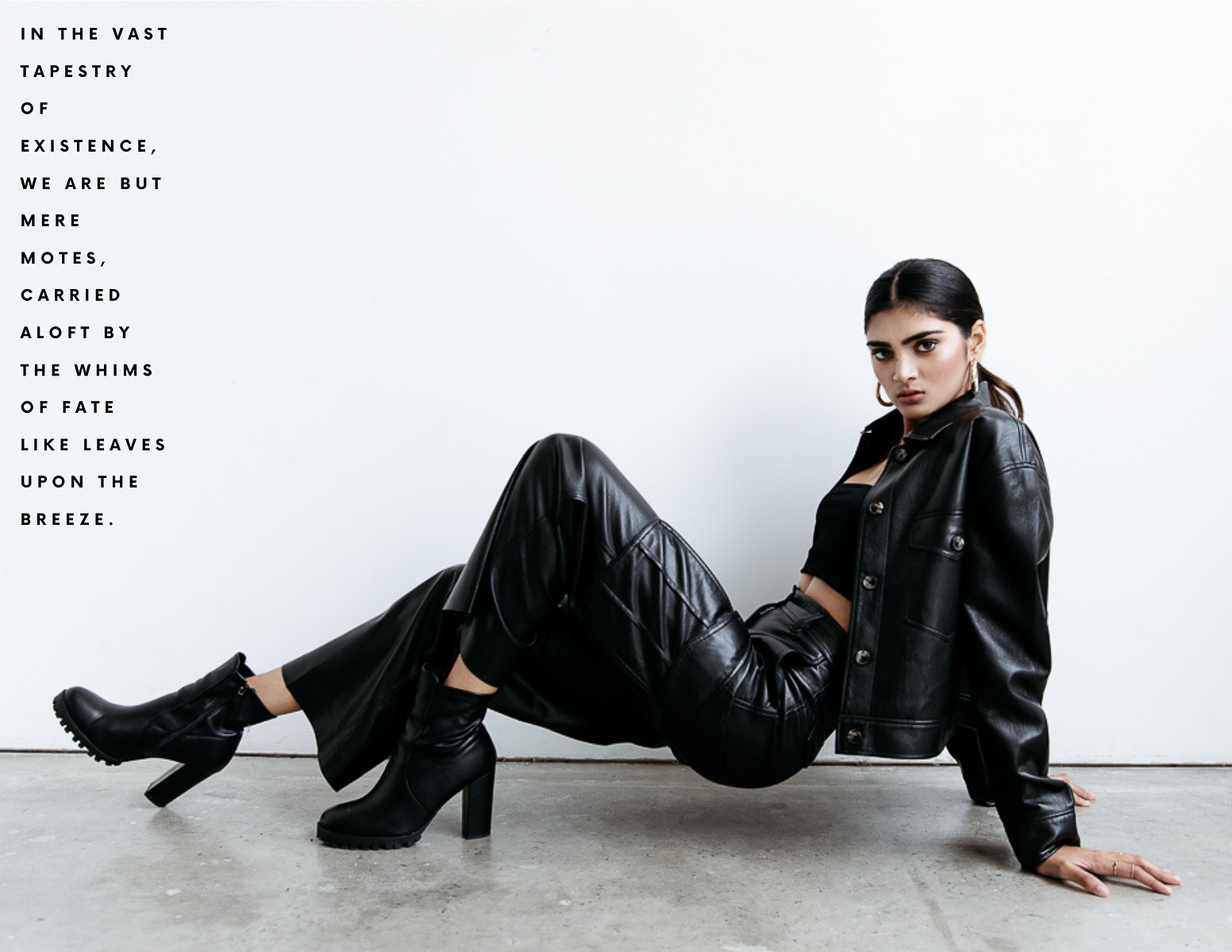 Black clothes, full leather outfit, fall fashion, rag & bone, fashionography, leather jacket. Photoshoot, model test, vegan leather, edgy girl aesthetic, studio shoot, model test shoot, rock n roll aesthetic, all saints, 90’s, 