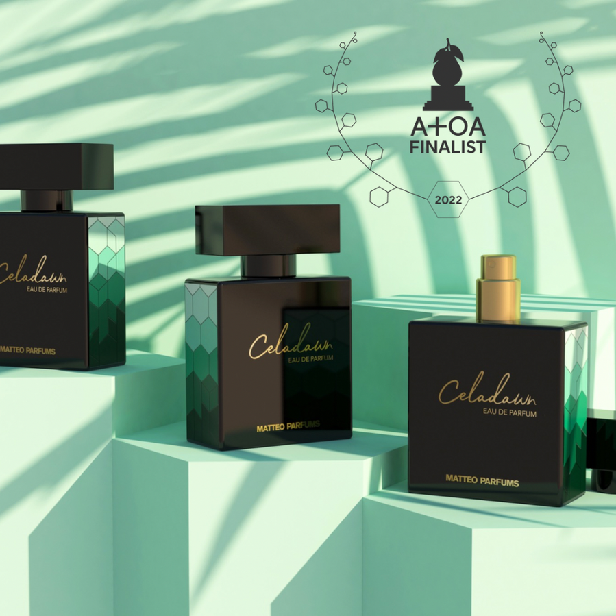 Gift Cards. Art and Olfaction fine fragrance award-winning spiced, woody, Mexican vanilla, horchata-inspired scent, Celadawn, from MATTEO PARFUMS by Matthew J. Sanchez, Founder & Perfumer