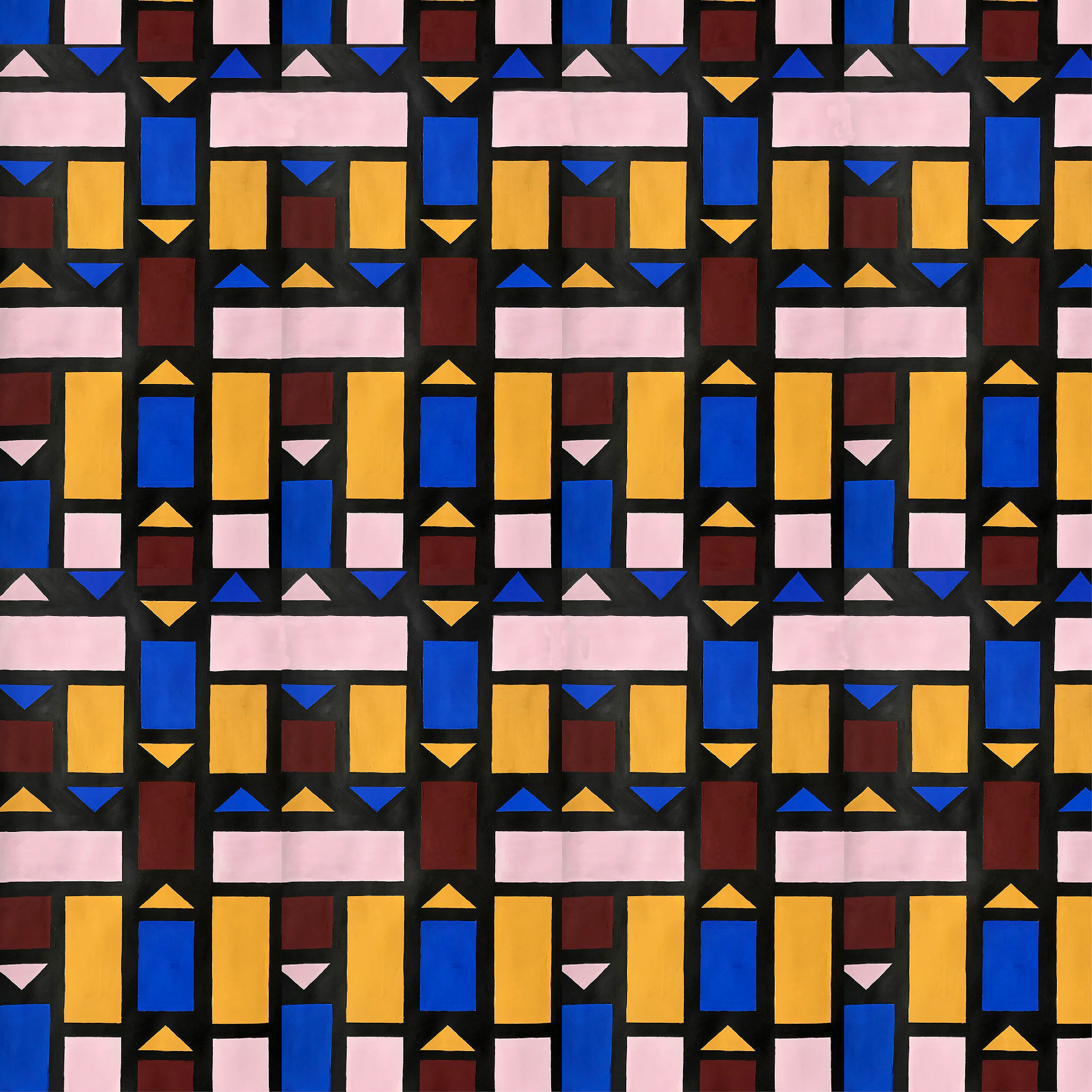Saima Mahmood Geo Block Print Design 