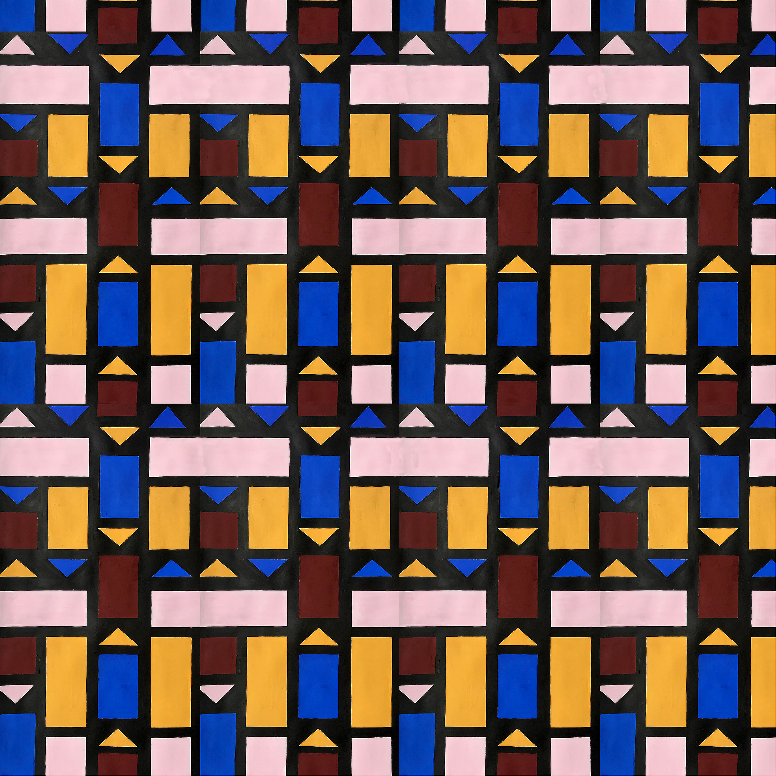 Saima Mahmood Geo Block Print Design 