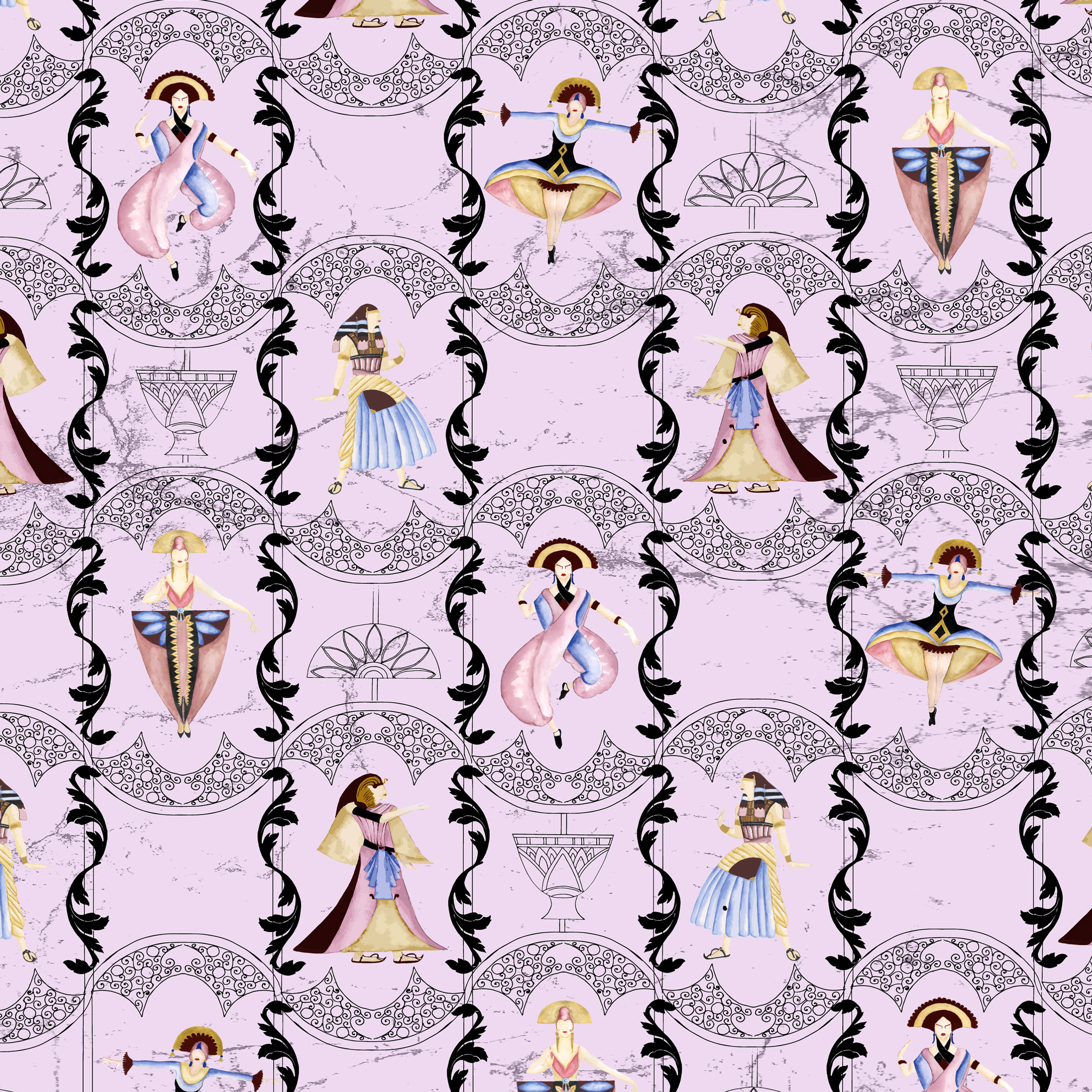 Saima Mahmood Mysterious Dance Design